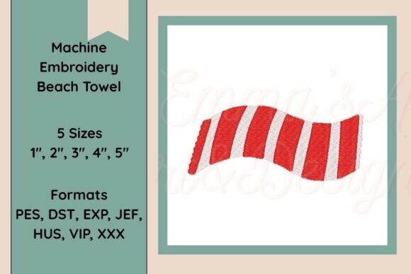 Beach Towel Machine Embroidery Design Review