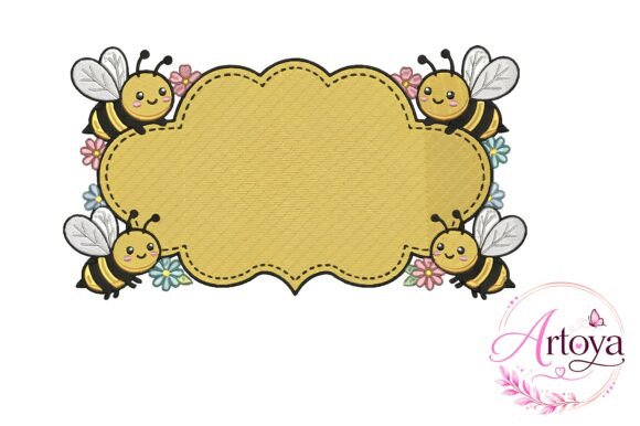Cute Bee Embroidery Frame Design Review