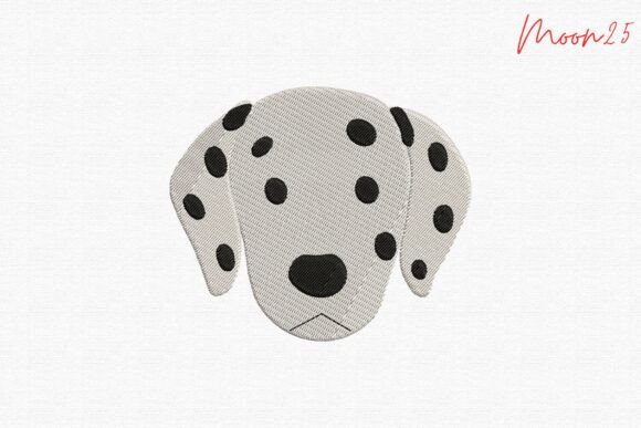 Cute Dalmatian Dog Face Embroidery Review