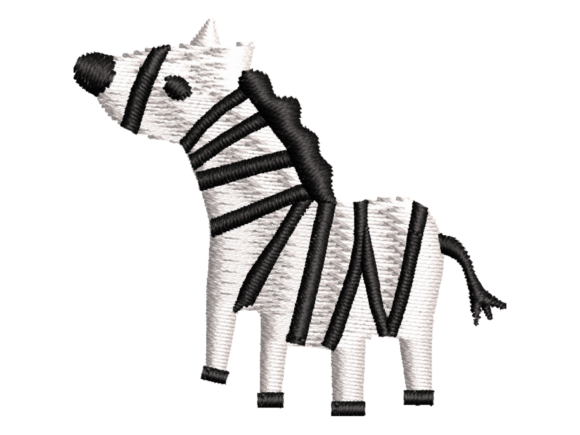 Cute Safari Zebra Embroidery Review