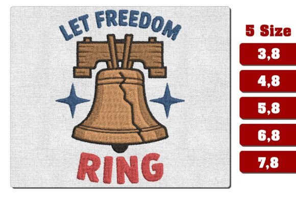 Let Freedom Ring Liberty Bell Embroidery Review