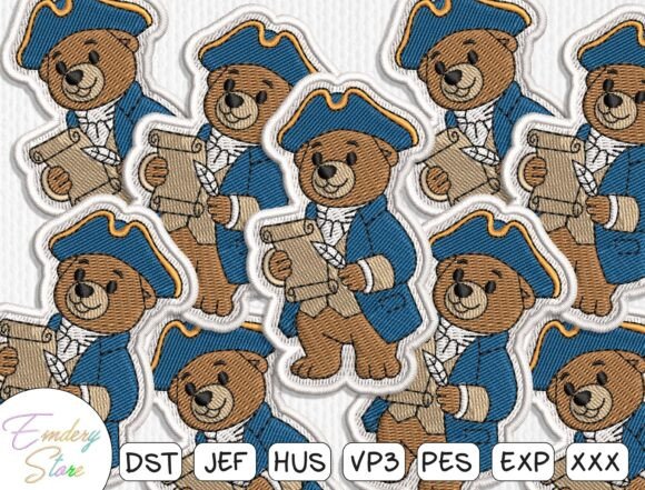 Patriotic Animal Patch Embroidery Design Review