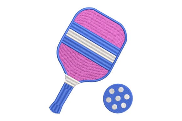 Pickleball Paddle Embroidery Design Review