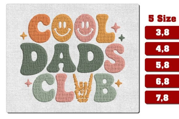 Retro Smiley Cool Dads Club Embroidery Review