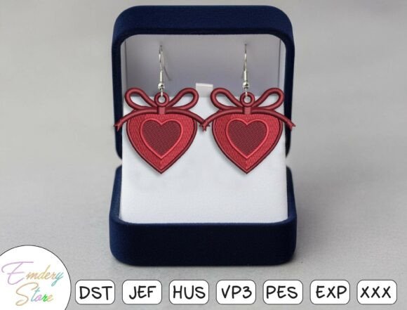 Romantic Love Earrings Embroidery Files Review