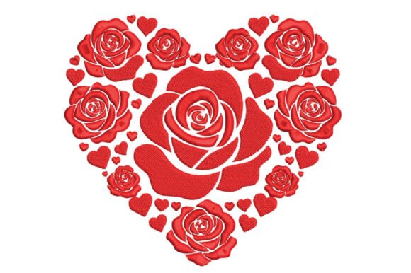 Rose Hearts Floral Heart Embroidery Review