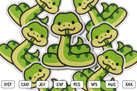 Snake Patch Embroidery Design Review